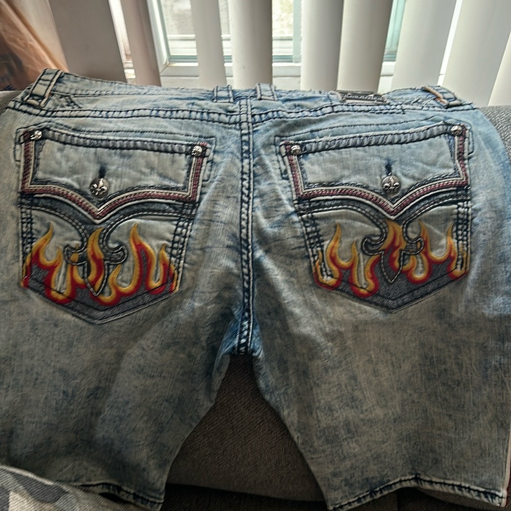 Rock revival shorts size 42 size his pair is used have identical brand new pair